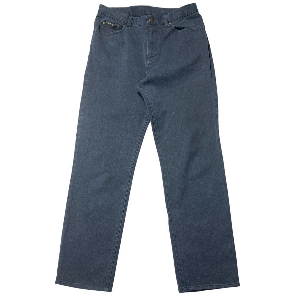 Lauren Jeans Ralph Lauren Black Gray Denim Jeans 8 Women's Stretch Straight